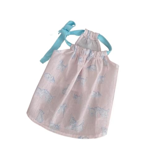 Haustierkleidung für Hunde und Katzen, Frühjahr/Sommer, Baumwolle, atmungsaktiv, Strumpfhalter, Teddybär, Pyjama, Röcke, Welpenkleidung (2, L) von LMDO