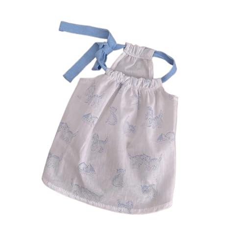 Haustierkleidung für Hunde und Katzen, Frühjahr/Sommer, Baumwolle, atmungsaktiv, für Zuhause, Strumpfhalter, Teddybär, Pyjama, Röcke, Welpenkleidung (1, XS) von LMDO