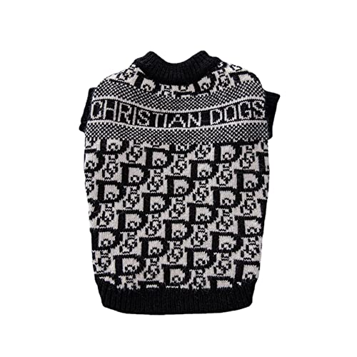 Hundekleidung für kleine Hunde, Designer-Haustierpullover, Zwergspitz, Chihuahua, Katze, Hundebekleidung, Haustierzubehör (S) von LMDO
