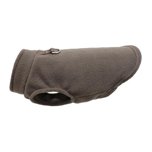 LMDO Weiche Fleece-Haustierkleidung für kleine Hunde, warme Winterjacke, Welpen, Katzen, Weste mit D-Ring, Französische Bulldogge, Yorkie, Chihuahua, Kaffee, Größe XL LMDO Weiche Fleece-Haustierkleidung für kleine Hunde, warme Winterjacke, Welpen, Katzen, Weste mit D-Ring, Französische Bulldogge, Yorkie, Chihuahua, Kaffee, Größe XL von LMDO