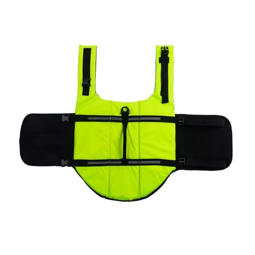 Sommer-Hundeschwimmweste, reflektierende Haustierkleidung, Welpen-Bademode, Hundeschwimmweste, Sicherheitsschwimmanzug, Hundezubehör (12, M-Anzug, 4,5–10 kg) von LMDO