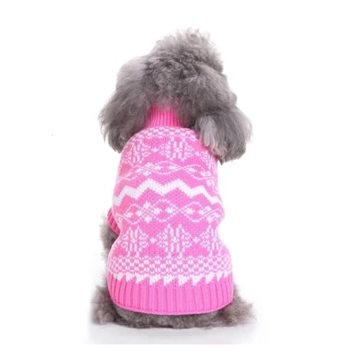 Weihnachtliche Haustier-Kleidung für Welpen, Hunde, Katzenkleidung für Haustiere, Hunde, Mantel, Chihuahua-Jacke, gestrickt, Halloween, Katzenpullover (30, M) von LMDO
