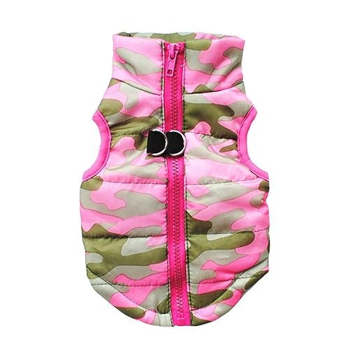 Winter-Welpen-Hundekleidung, Chihuahua, Haustierkleidung für kleine Hunde, Weste, Kostüm, warme Schnalle, Kleidung für Hunde, Mantel, Jacke, Ropa Perro (Farbe: 7, Größe: S) von LMDO