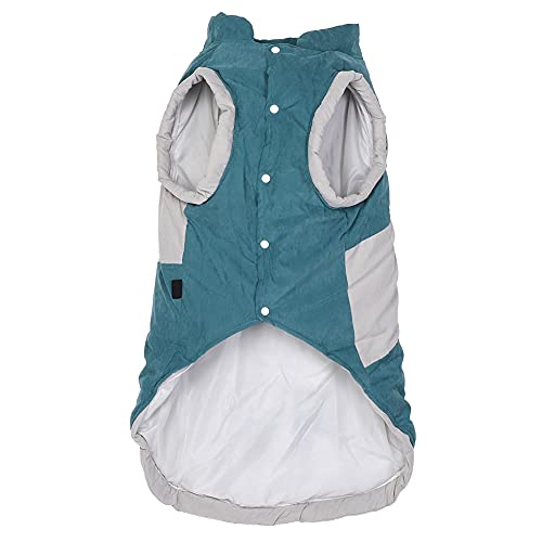 Baumwollblau verdicken weiche Haustierkleidung Warmer Mantel für Hunde Winter Schöne Bequeme Kleidung (Blau) von LMHHMIN