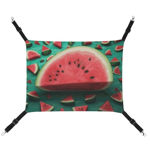 LMHLDSC Katzenhängematte für kleine Haustiere, Wassermelonen-Hängematte, verstellbar, für Kätzchen, Frettchen, Welpen oder Kleintiere LMHLDSC Katzenhängematte für kleine Haustiere, Wassermelonen-Hängematte, verstellbar, für Kätzchen, Frettchen, Welpen oder Kleintiere von LMHLDSC