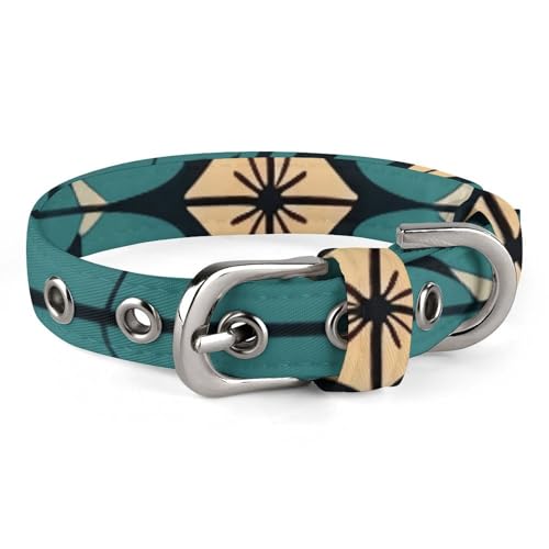 Safe Hundehalsband, personalisierbar, Dunkelorange, Gittermuster, verstellbar, für mittelgroße und kleine Hunde und Katzen Safe Hundehalsband, personalisierbar, Dunkelorange, Gittermuster, verstellbar, für mittelgroße und kleine Hunde und Katzen von LMHLDSC