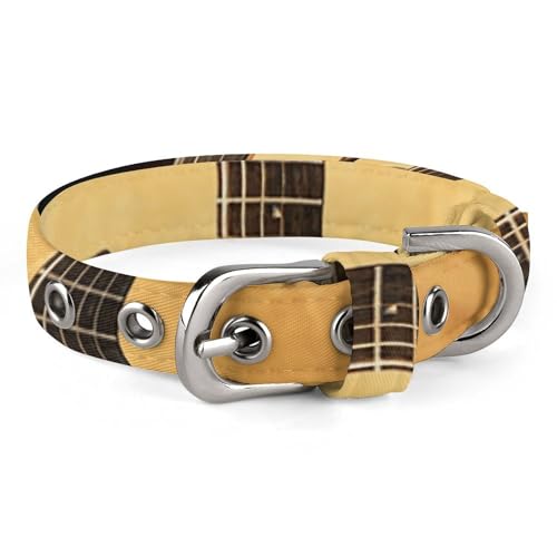 Safe Personalisiertes Hundehalsband, Gitarrenkollektion, verstellbares Haustierhalsband für mittelgroße und kleine Hunde und Katzen Safe Personalisiertes Hundehalsband, Gitarrenkollektion, verstellbares Haustierhalsband für mittelgroße und kleine Hunde und Katzen von LMHLDSC
