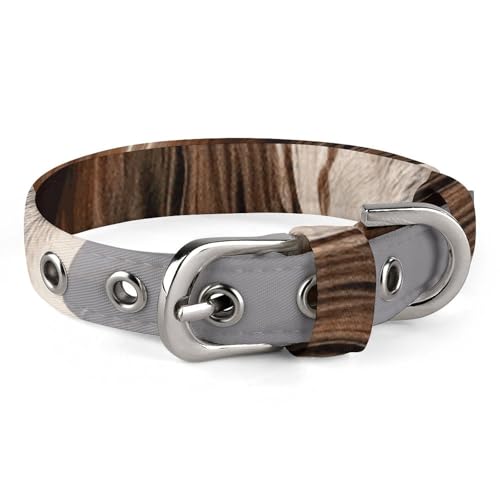 Safe Personalisiertes Hundehalsband, Kuh, verstellbar, für mittelgroße und kleine Hunde und Katzen von LMHLDSC