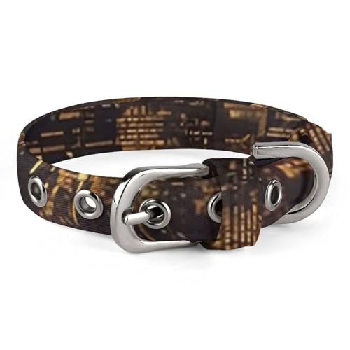 Safe Personalisiertes Hundehalsband, Motiv: New York City, Landschaft, verstellbar, für mittelgroße und kleine Hunde und Katzen Safe Personalisiertes Hundehalsband, Motiv: New York City, Landschaft, verstellbar, für mittelgroße und kleine Hunde und Katzen von LMHLDSC