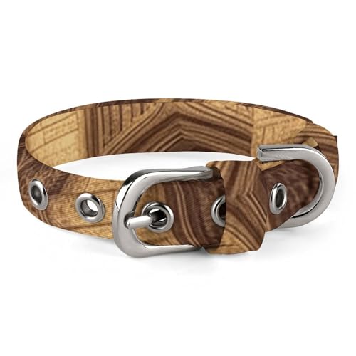 Safe Personalisiertes Hundehalsband, Vintage-Stil, mittelalterliches Schloss, verstellbar, für mittelgroße und kleine Hunde und Katzen Safe Personalisiertes Hundehalsband, Vintage-Stil, mittelalterliches Schloss, verstellbar, für mittelgroße und kleine Hunde und Katzen von LMHLDSC