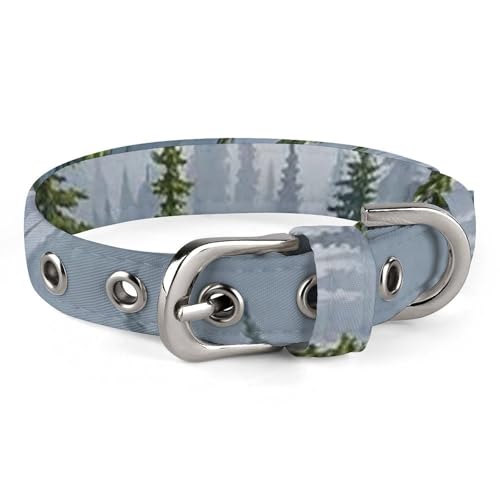 Safe Personalisiertes Hundehalsband, Wushan-Kiefer, verstellbar, für mittelgroße und kleine Hunde und Katzen Safe Personalisiertes Hundehalsband, Wushan-Kiefer, verstellbar, für mittelgroße und kleine Hunde und Katzen von LMHLDSC