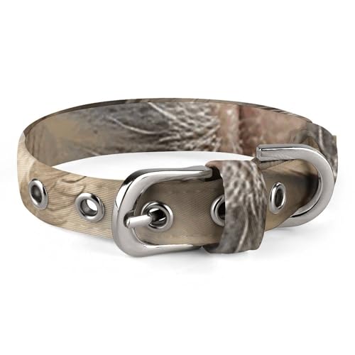Safe Personalisiertes Hundehalsband, Ziegengesicht, verstellbar, für mittelgroße und kleine Hunde und Katzen, Beige Safe Personalisiertes Hundehalsband, Ziegengesicht, verstellbar, für mittelgroße und kleine Hunde und Katzen, Beige von LMHLDSC