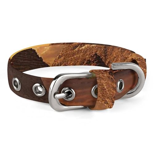 Safe Personalisiertes Hundehalsband, ägyptische Pyramiden, verstellbar, für mittelgroße und kleine Hunde und Katzen Safe Personalisiertes Hundehalsband, ägyptische Pyramiden, verstellbar, für mittelgroße und kleine Hunde und Katzen von LMHLDSC