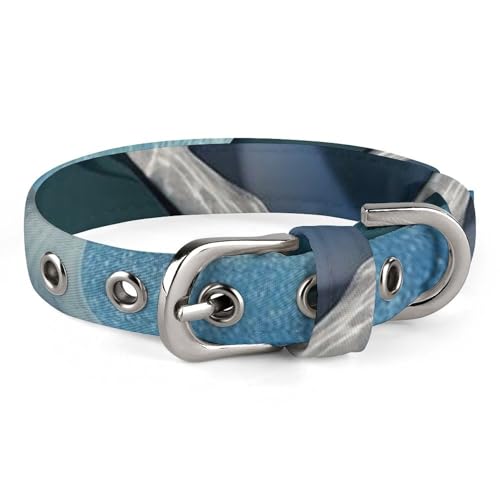 Safe Personalisiertes Hundehalsband, niedliche Delfine, verstellbar, für mittelgroße und kleine Hunde und Katzen Safe Personalisiertes Hundehalsband, niedliche Delfine, verstellbar, für mittelgroße und kleine Hunde und Katzen von LMHLDSC