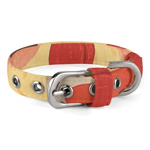 Safe Personalisiertes Hundehalsband, niedlicher Hahn, Hühner, verstellbar, für mittelgroße und kleine Hunde und Katzen von LMHLDSC