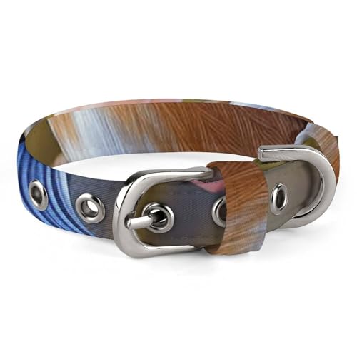 Safe Personalisiertes Hundehalsband Eastern Bluebird Verstellbares Haustierhalsband für mittelgroße und kleine Hunde und Katzen von LMHLDSC