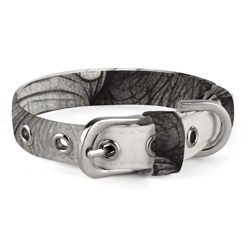 Safe Personalisiertes Hundehalsband mit niedlichem Elefant, verstellbares Haustierhalsband für mittelgroße und kleine Hunde und Katzen von LMHLDSC