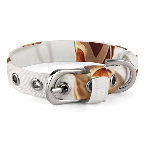 Sicheres, personalisierbares Hundehalsband, niedlich, Cartoon, lustige Giraffen, verstellbar, für mittelgroße und kleine Hunde und Katzen Sicheres, personalisierbares Hundehalsband, niedlich, Cartoon, lustige Giraffen, verstellbar, für mittelgroße und kleine Hunde und Katzen von LMHLDSC