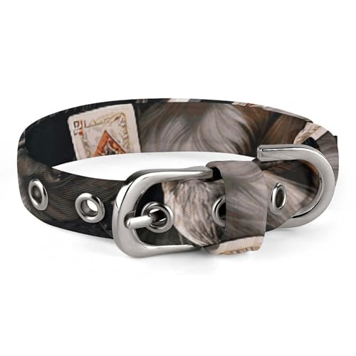 Sicheres, personalisierbares Hundehalsband, zum Pokerspielen, verstellbar, für mittelgroße und kleine Hunde und Katzen Sicheres, personalisierbares Hundehalsband, zum Pokerspielen, verstellbar, für mittelgroße und kleine Hunde und Katzen von LMHLDSC