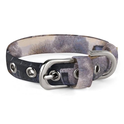 Sicheres, personalisierbares Hundehalsband im Querformat mit traditioneller Windmühle, verstellbares Haustierhalsband für mittelgroße und kleine Hunde und Katzen Sicheres, personalisierbares Hundehalsband im Querformat mit traditioneller Windmühle, verstellbares Haustierhalsband für mittelgroße und kleine Hunde und Katzen von LMHLDSC