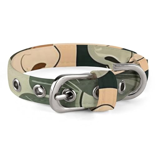 Sicheres, personalisierbares Hundehalsband von Angesicht zu Angesicht, verstellbares Haustierhalsband für mittelgroße und kleine Hunde und Katzen von LMHLDSC