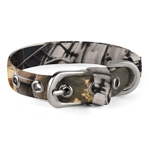 Sicheres personalisiertes Hundehalsband, Dampfzug, verstellbar, für mittelgroße und kleine Hunde und Katzen Sicheres personalisiertes Hundehalsband, Dampfzug, verstellbar, für mittelgroße und kleine Hunde und Katzen von LMHLDSC