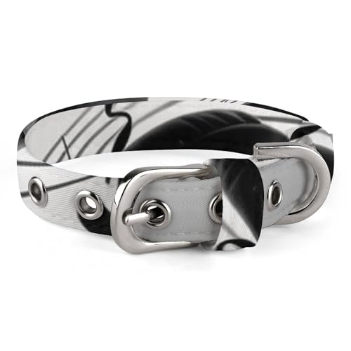 Sicheres personalisiertes Hundehalsband, Musik, verstellbar, für mittelgroße und kleine Hunde und Katzen von LMHLDSC