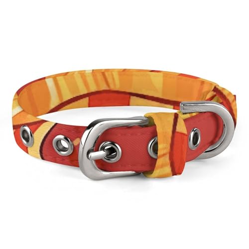 Halsband für kleine und mittelgroße Haustiere, verstellbar, Oxford-Stoff, Cartoon-Motiv, Pommes Frites-Druck, Haustierhalsband, personalisierbar Halsband für kleine und mittelgroße Haustiere, verstellbar, Oxford-Stoff, Cartoon-Motiv, Pommes Frites-Druck, Haustierhalsband, personalisierbar von LMNGH