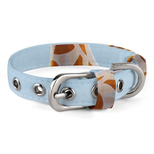 Halsband für kleine und mittelgroße Haustiere, verstellbar, Oxford-Stoff, Cartoons, Giraffen-Druck, Haustierhalsband, personalisierbar Halsband für kleine und mittelgroße Haustiere, verstellbar, Oxford-Stoff, Cartoons, Giraffen-Druck, Haustierhalsband, personalisierbar von LMNGH