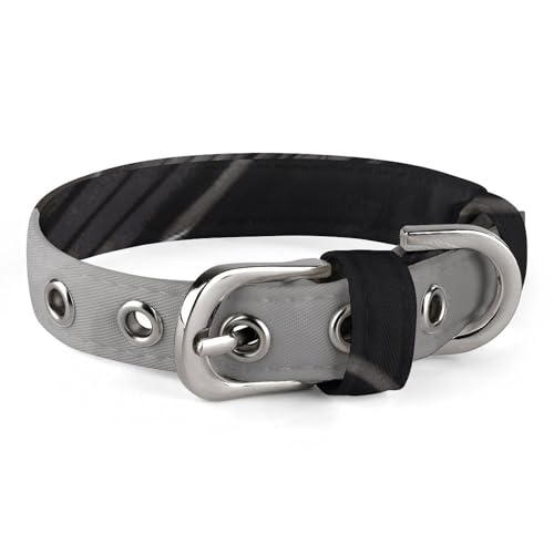 Halsband für kleine und mittelgroße Haustiere, verstellbar, Oxford-Stoff, Krähe und Vögel, personalisierbar, für Katzen und Hunde Halsband für kleine und mittelgroße Haustiere, verstellbar, Oxford-Stoff, Krähe und Vögel, personalisierbar, für Katzen und Hunde von LMNGH