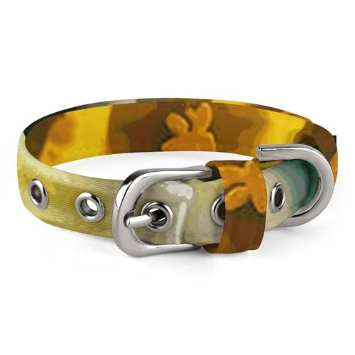 Halsband für kleine und mittelgroße Haustiere, verstellbar, Oxford-Stoff, Narzissen-Blumendruck, Haustierhalsband, personalisierbar, für Katzen und Hunde Halsband für kleine und mittelgroße Haustiere, verstellbar, Oxford-Stoff, Narzissen-Blumendruck, Haustierhalsband, personalisierbar, für Katzen und Hunde von LMNGH