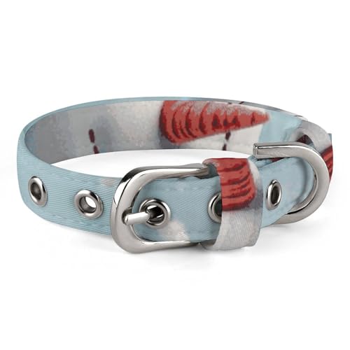 Halsband für kleine und mittelgroße Haustiere, verstellbar, Oxford-Stoff, Weihnachts-Schneemann-Druck, Haustierhalsband, personalisierbar Halsband für kleine und mittelgroße Haustiere, verstellbar, Oxford-Stoff, Weihnachts-Schneemann-Druck, Haustierhalsband, personalisierbar von LMNGH