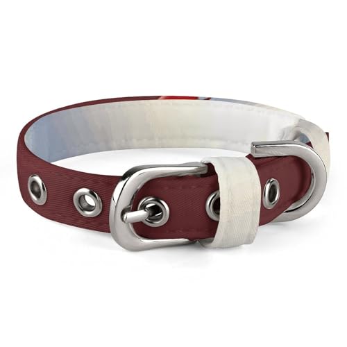 Halsband für kleine und mittelgroße Haustiere, verstellbar, Oxford-Stoff, niedlicher Weihnachtsmann-Druck, Haustierhalsband, personalisierbar Halsband für kleine und mittelgroße Haustiere, verstellbar, Oxford-Stoff, niedlicher Weihnachtsmann-Druck, Haustierhalsband, personalisierbar von LMNGH