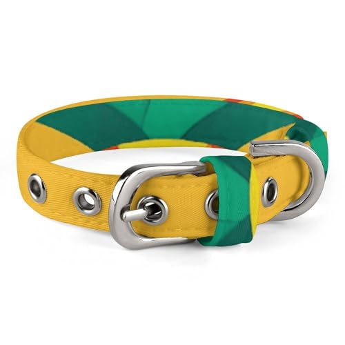 Halsband für kleine und mittelgroße Haustiere, verstellbar, Oxford-Stoff, tropische Ananas, hawaiianischer Druck, Haustierhalsband, personalisierbar Halsband für kleine und mittelgroße Haustiere, verstellbar, Oxford-Stoff, tropische Ananas, hawaiianischer Druck, Haustierhalsband, personalisierbar von LMNGH