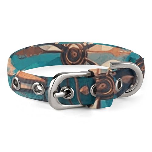 Halsband für kleine und mittelgroße Haustiere, verstellbares Haustierhalsband, Oxford-Stoff, für magische Zeitdrucke, personalisierbar, für Katzen und Hunde Halsband für kleine und mittelgroße Haustiere, verstellbares Haustierhalsband, Oxford-Stoff, für magische Zeitdrucke, personalisierbar, für Katzen und Hunde von LMNGH