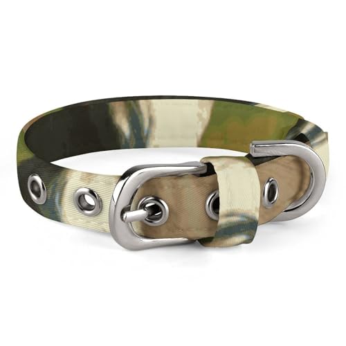Hundehalsband, verstellbar, Oxford-Stoff, Esel auf grüner Wiese, bedruckt, personalisierbar, für kleine und mittelgroße Haustiere Hundehalsband, verstellbar, Oxford-Stoff, Esel auf grüner Wiese, bedruckt, personalisierbar, für kleine und mittelgroße Haustiere von LMNGH