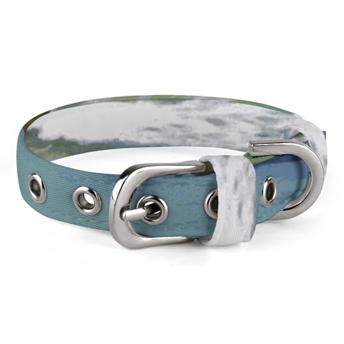 Hundehalsband, verstellbar, Oxford-Stoff, Kauai, Hawaii, Meeresküste, personalisierbar, für kleine und mittelgroße Haustiere Hundehalsband, verstellbar, Oxford-Stoff, Kauai, Hawaii, Meeresküste, personalisierbar, für kleine und mittelgroße Haustiere von LMNGH