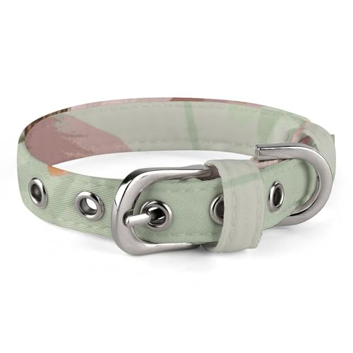 Hundehalsband, verstellbar, Oxford-Stoff, Pastell-Mohnblumen-Druck, Haustierhalsband, personalisierbar, für kleine und mittelgroße Haustiere Hundehalsband, verstellbar, Oxford-Stoff, Pastell-Mohnblumen-Druck, Haustierhalsband, personalisierbar, für kleine und mittelgroße Haustiere von LMNGH