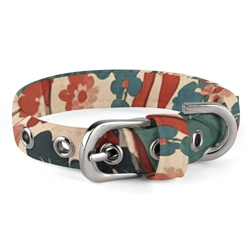 Hundehalsband, verstellbar, Oxford-Stoff, traditionell, elegant, bedruckt, personalisierbar, für kleine und mittelgroße Haustiere Hundehalsband, verstellbar, Oxford-Stoff, traditionell, elegant, bedruckt, personalisierbar, für kleine und mittelgroße Haustiere von LMNGH