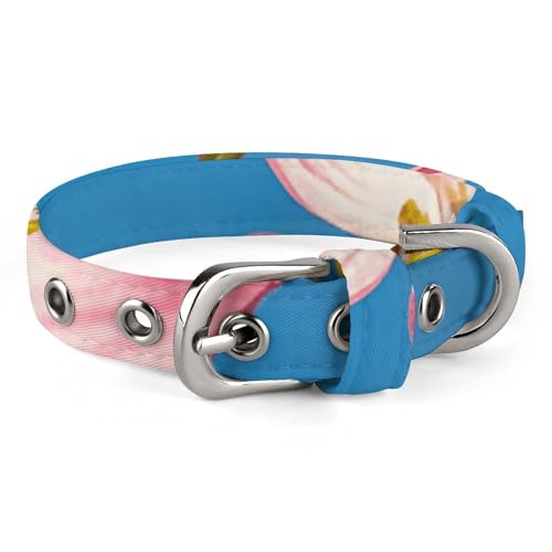 Hundehalsband für kleine und mittelgroße Haustiere, verstellbar, Oxford-Stoff, Frühlings-Hartriegel, Blüten, personalisierbar, für Katzen und Hunde Hundehalsband für kleine und mittelgroße Haustiere, verstellbar, Oxford-Stoff, Frühlings-Hartriegel, Blüten, personalisierbar, für Katzen und Hunde von LMNGH
