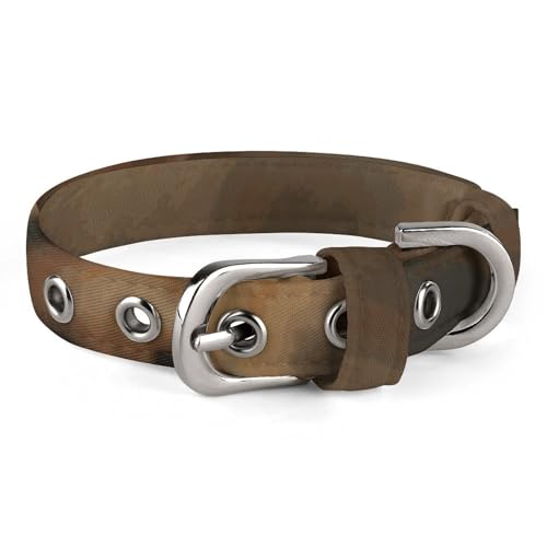 Hundehalsband für kleine und mittelgroße Haustiere, verstellbar, Oxford-Stoff, Golden Retriever-Druck, personalisierbar, für Katzen und Hunde Hundehalsband für kleine und mittelgroße Haustiere, verstellbar, Oxford-Stoff, Golden Retriever-Druck, personalisierbar, für Katzen und Hunde von LMNGH