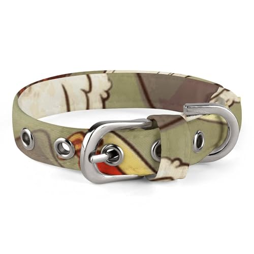 Hundehalsband für kleine und mittelgroße Haustiere, verstellbar, Oxford-Stoff, Motiv: Hühnerbrut, personalisierbar Hundehalsband für kleine und mittelgroße Haustiere, verstellbar, Oxford-Stoff, Motiv: Hühnerbrut, personalisierbar von LMNGH