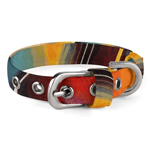 Hundehalsband für kleine und mittelgroße Haustiere, verstellbar, Oxford-Stoff, abstraktes Aquarell-Gitarrendruck, Haustierhalsband, personalisierbar Hundehalsband für kleine und mittelgroße Haustiere, verstellbar, Oxford-Stoff, abstraktes Aquarell-Gitarrendruck, Haustierhalsband, personalisierbar von LMNGH