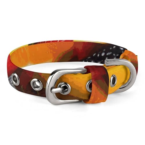 Hundehalsband für kleine und mittelgroße Haustiere, verstellbar, Oxford-Stoff, bunt, Obstdruck, Haustierhalsband, personalisierbar Hundehalsband für kleine und mittelgroße Haustiere, verstellbar, Oxford-Stoff, bunt, Obstdruck, Haustierhalsband, personalisierbar von LMNGH
