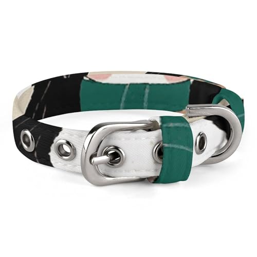 Hundehalsband für kleine und mittelgroße Haustiere, verstellbar, Oxford-Stoff, mit Aufschrift "I Love Penguins", personalisierbar Hundehalsband für kleine und mittelgroße Haustiere, verstellbar, Oxford-Stoff, mit Aufschrift "I Love Penguins", personalisierbar von LMNGH