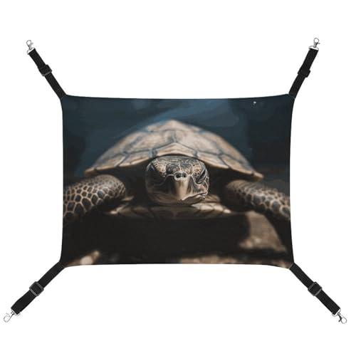 LMNGH Hängende Katzenhängematte, atmungsaktive Hängematte, ruhende Schlafunterlage für Katzen, verstellbar, Tierschildkröte, bedruckt, Katzenbett, Haustierhängematte LMNGH Hängende Katzenhängematte, atmungsaktive Hängematte, ruhende Schlafunterlage für Katzen, verstellbar, Tierschildkröte, bedruckt, Katzenbett, Haustierhängematte von LMNGH