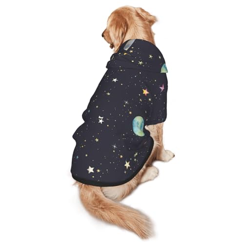 Galaxy.. Hunde-Kapuzenpullover mit Kapuze, warm, weich und atmungsaktiv, für mittelgroße bis große Hunde, leicht zu tragen, für Winter und Herbst Galaxy.. Hunde-Kapuzenpullover mit Kapuze, warm, weich und atmungsaktiv, für mittelgroße bis große Hunde, leicht zu tragen, für Winter und Herbst von LMNvbz