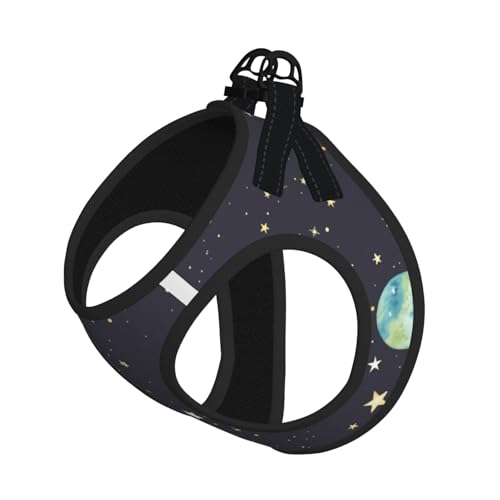 Galaxy.. Verstellbares Geschirr-Leinen-Set für Katzen und Hunde, weich, atmungsaktiv, Kätzchen-Welpen-Netzweste mit reflektierendem Design, ausbruchsichere Leine für kleine Haustiere Galaxy.. Verstellbares Geschirr-Leinen-Set für Katzen und Hunde, weich, atmungsaktiv, Kätzchen-Welpen-Netzweste mit reflektierendem Design, ausbruchsichere Leine für kleine Haustiere von LMNvbz