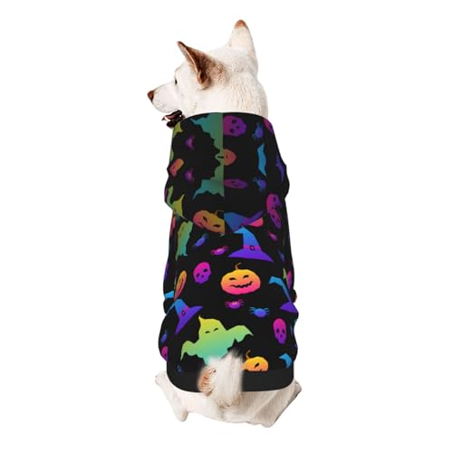 Hunde-Kapuzenpullover für kleine Hunde, warm, weich und atmungsaktiv, leicht zu tragender Pullover für Winter und Herbst, warm von LMNvbz
