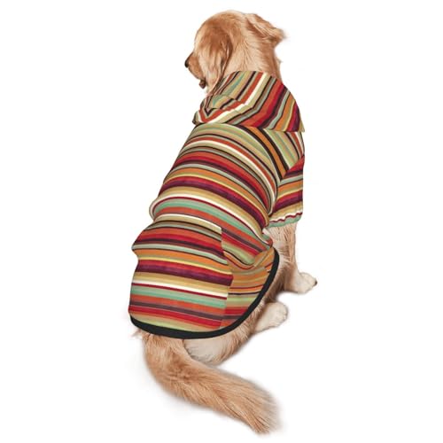 Hunde-Kapuzenpullover mit Regenbogen-Aufdruck, warm, weich und atmungsaktiv, für mittelgroße bis große Hunde, leicht zu tragen, für Winter und Herbst Hunde-Kapuzenpullover mit Regenbogen-Aufdruck, warm, weich und atmungsaktiv, für mittelgroße bis große Hunde, leicht zu tragen, für Winter und Herbst von LMNvbz